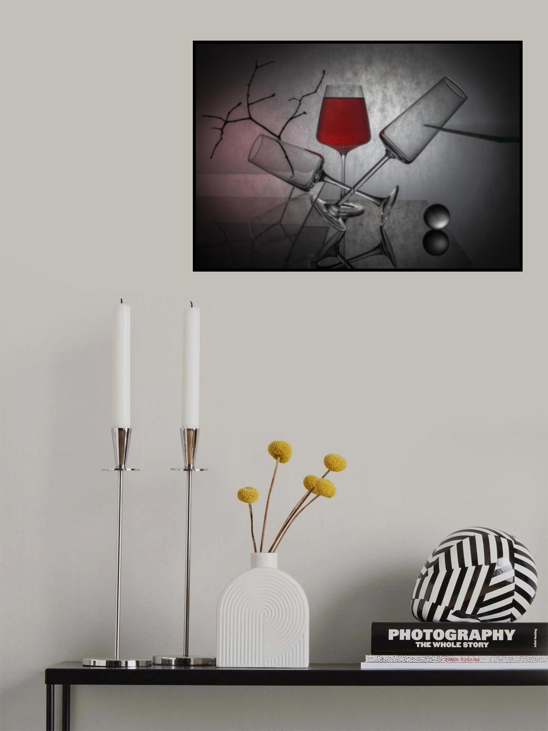 From the series "Experiments with glass" Poster och Canvastavla