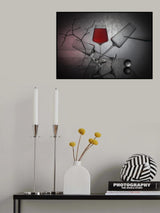 From the series "Experiments with glass" Poster och Canvastavla