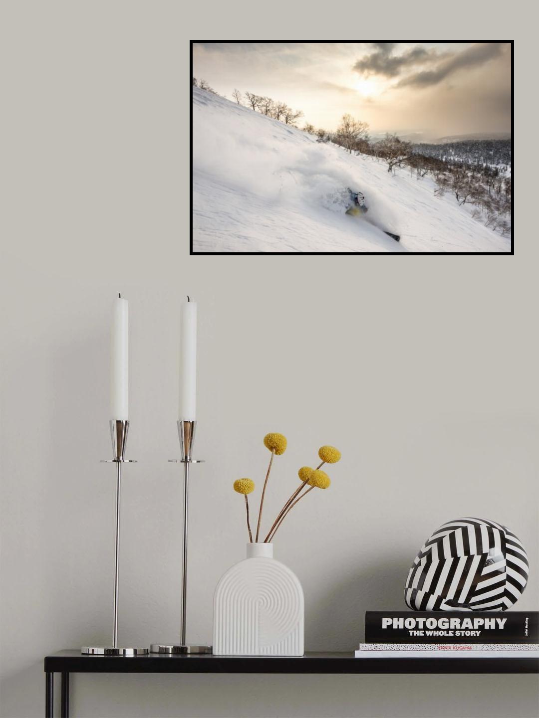 Power turn with Benjamin Etienne Poster och Canvastavla
