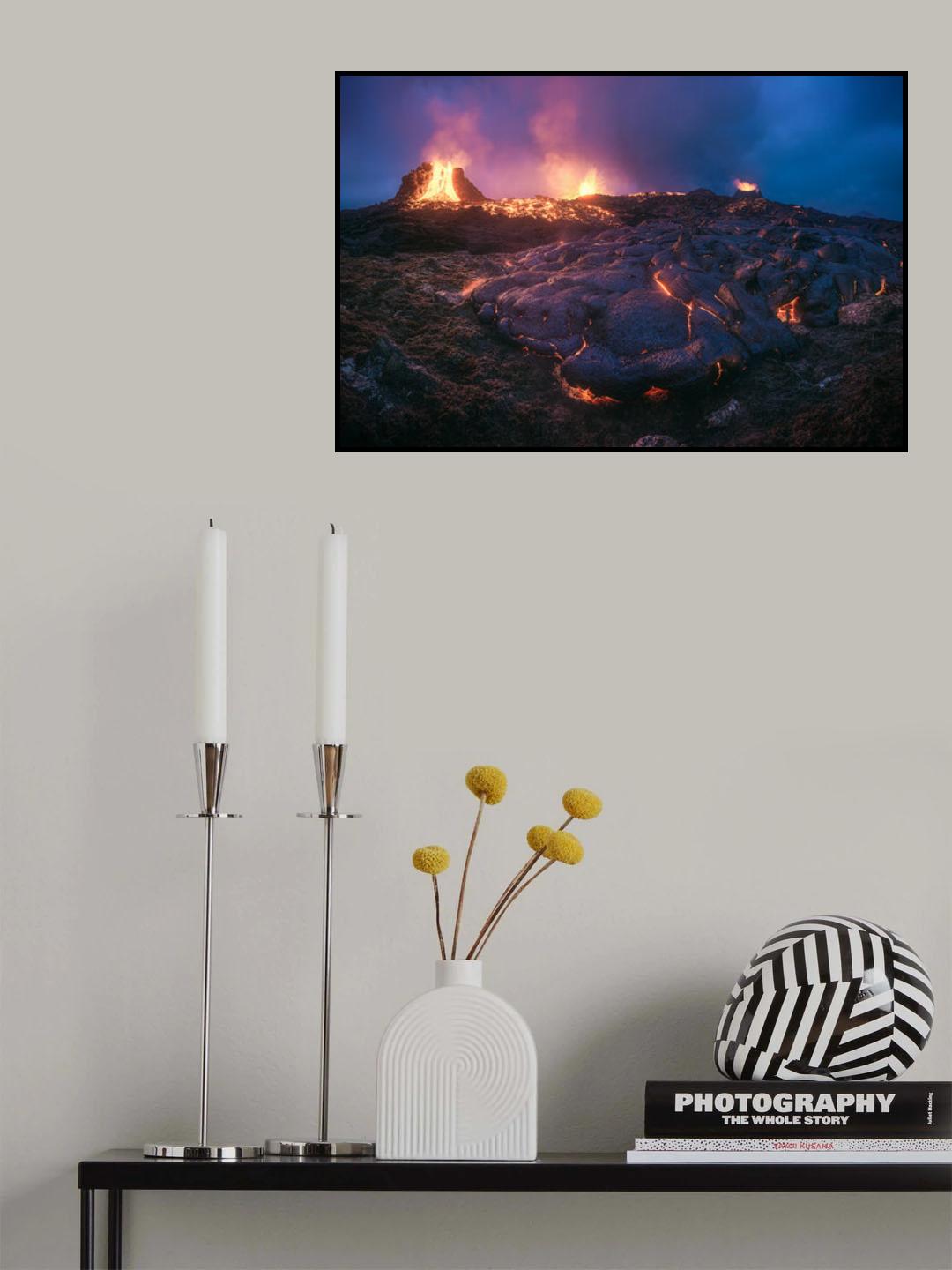 Iceland - Go With The Flow Poster och Canvastavla