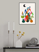 Moon Garden.png Poster och Canvastavla