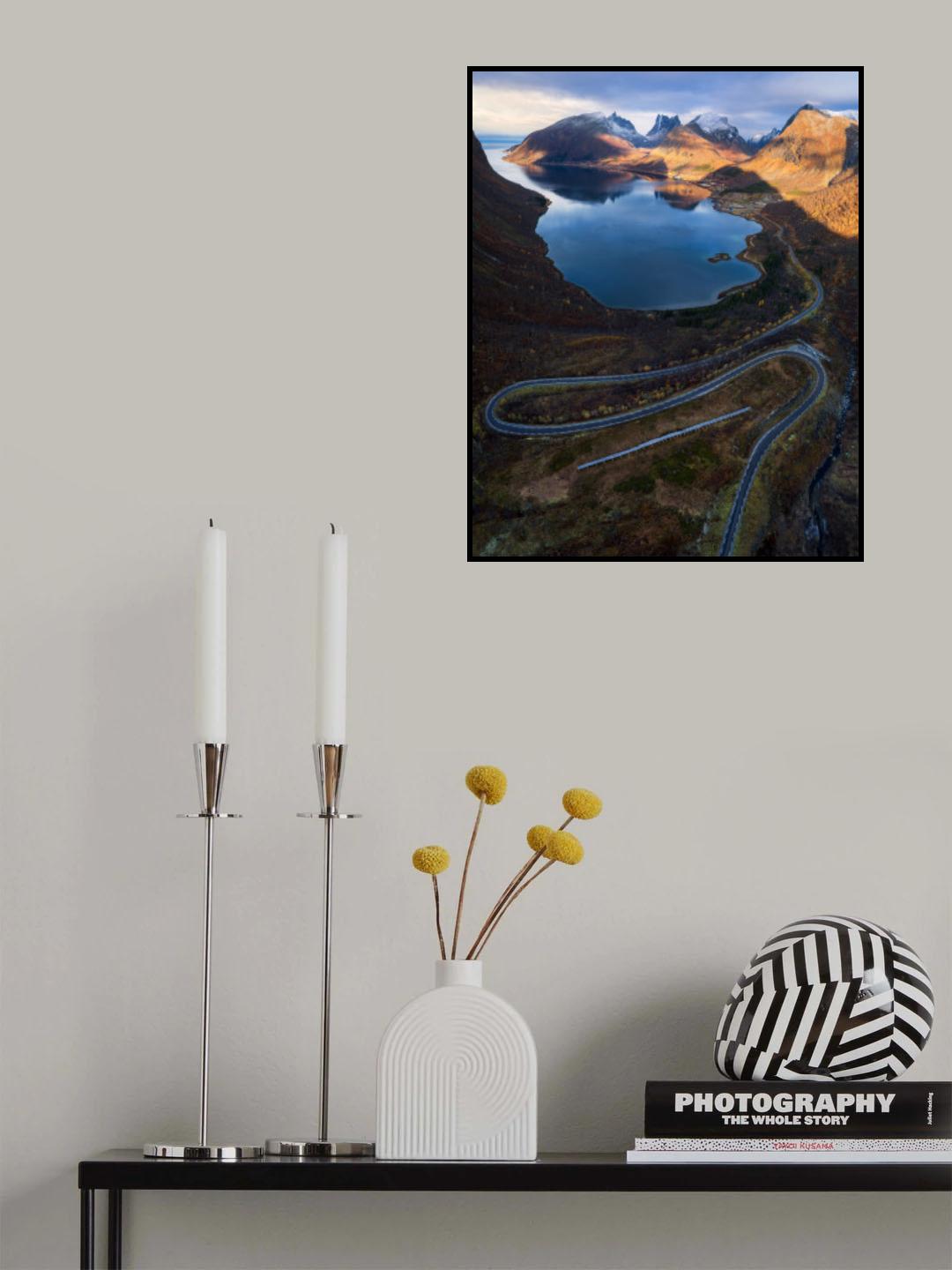 Senja - Golden Autumn Morning Poster och Canvastavla