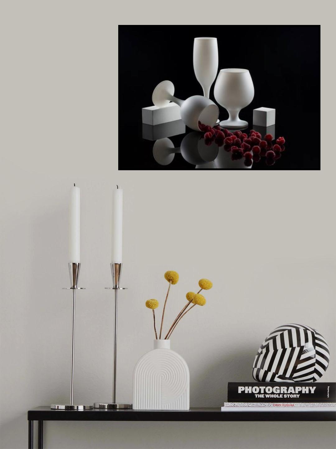 "From the series "White and Red" Poster och Canvastavla