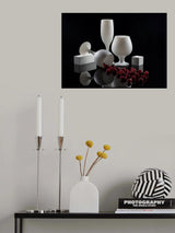 "From the series "White and Red" Poster och Canvastavla