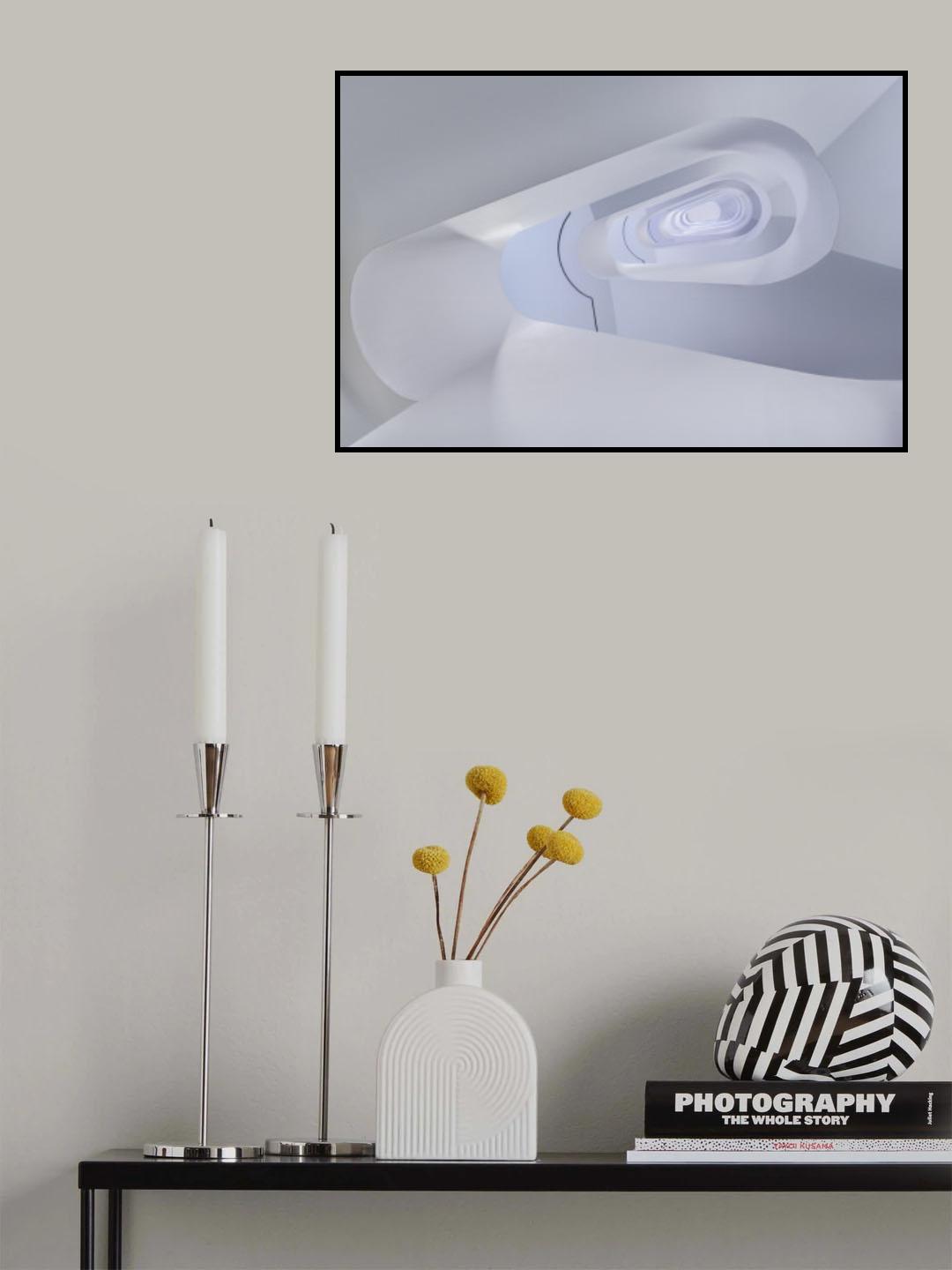 white Poster och Canvastavla