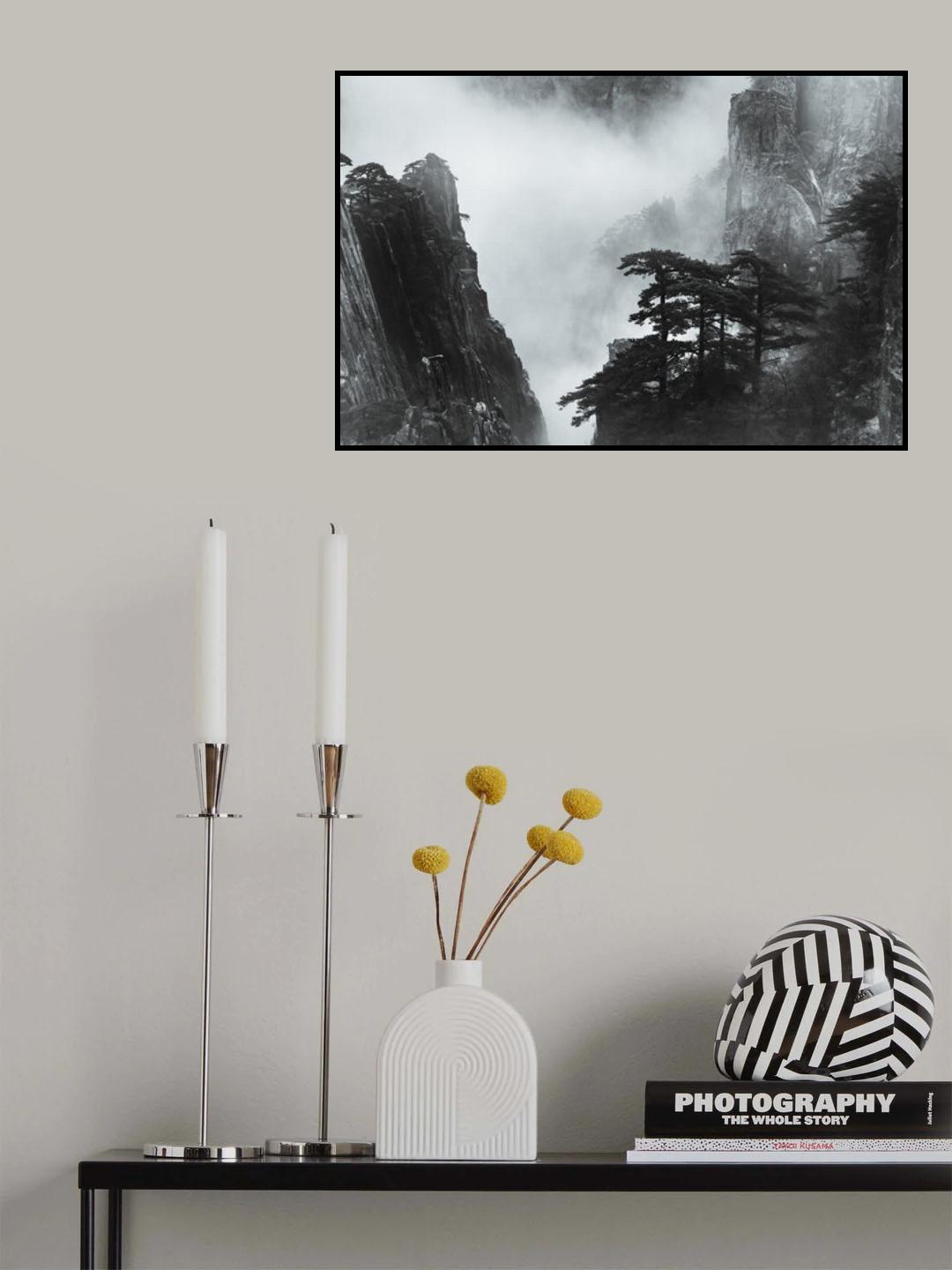 Misty mountains Poster och Canvastavla