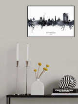 Kathmandu Nepal Skyline Poster och Canvastavla
