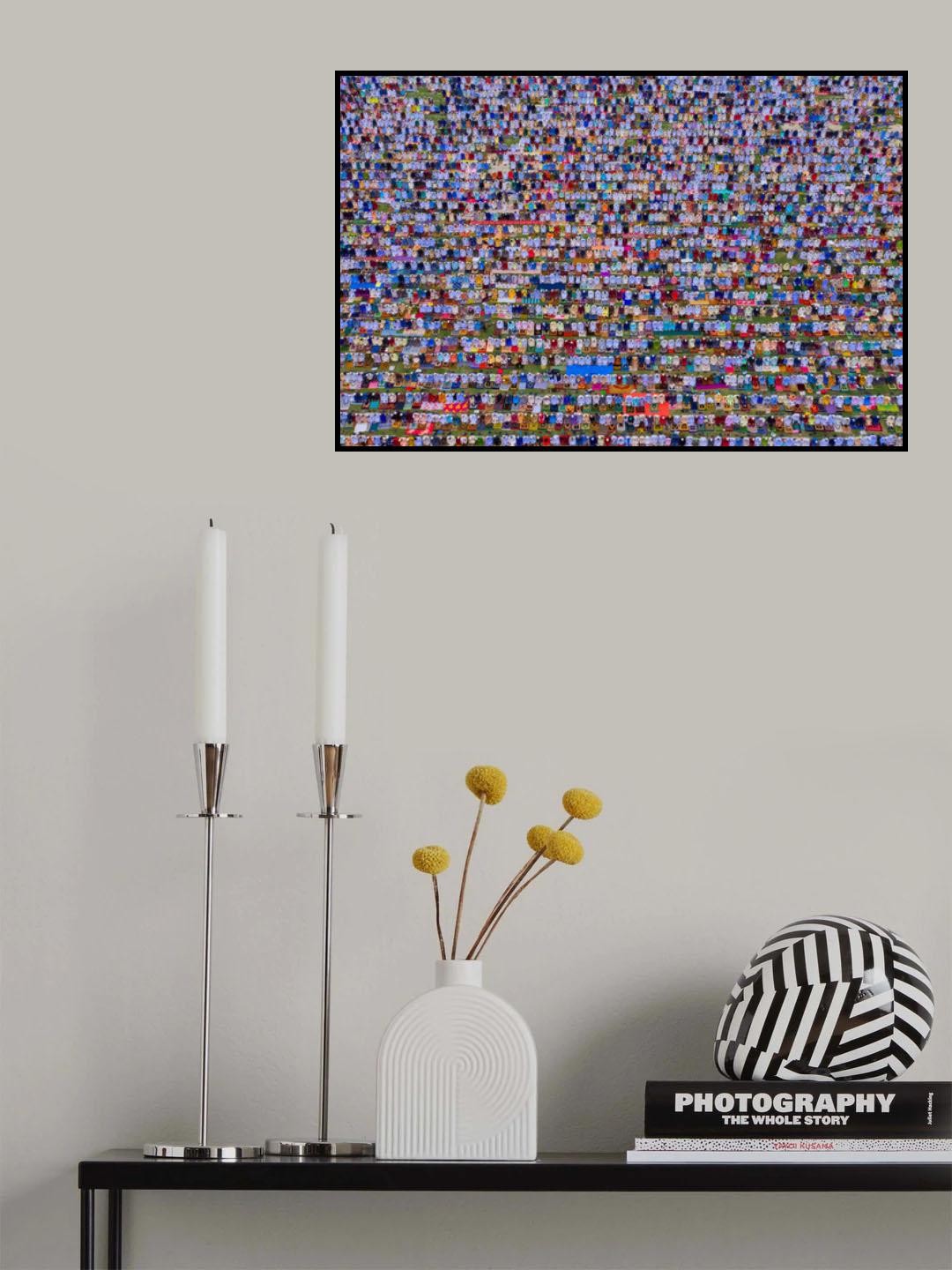 Eid Congregation Poster och Canvastavla