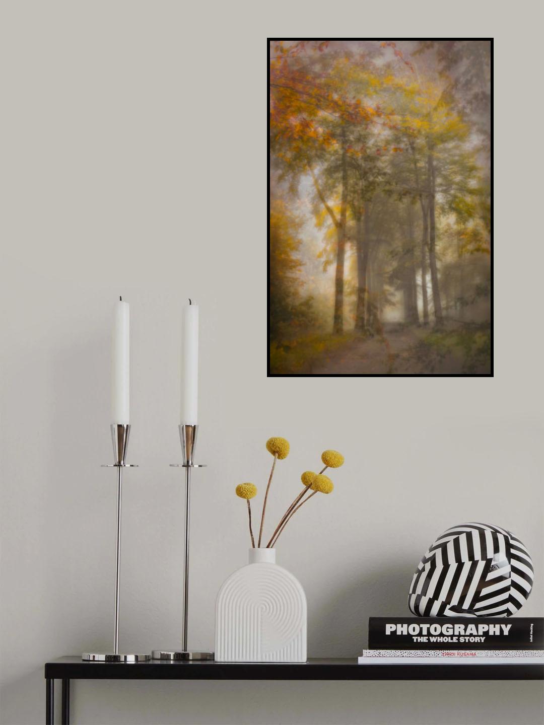 Through leaves Poster och Canvastavla