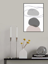 New Shapes Beige 04 Poster och Canvastavla