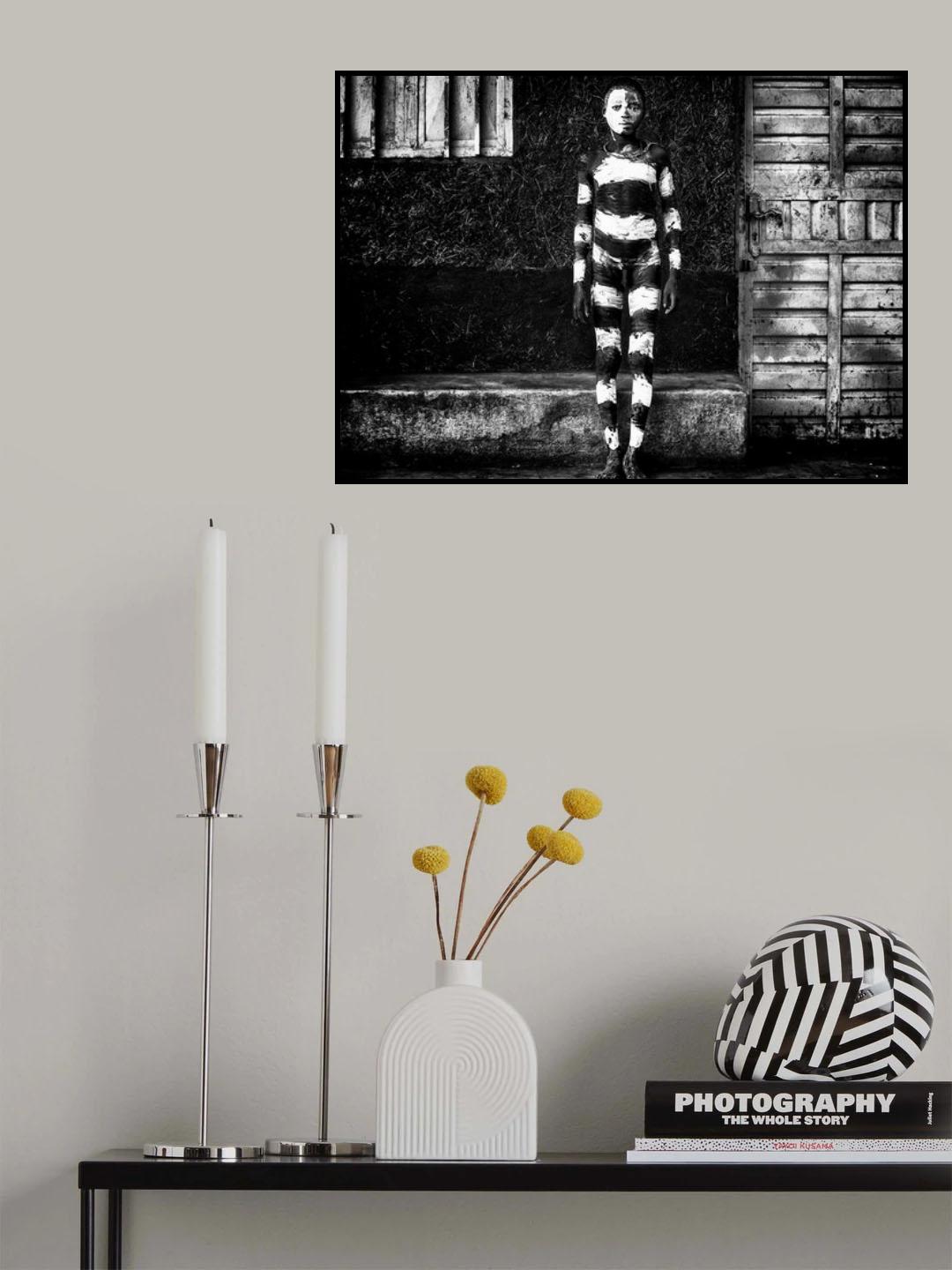 Surma tribe boy - Ethiopia Poster och Canvastavla