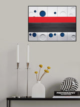 Red white and blue Poster och Canvastavla