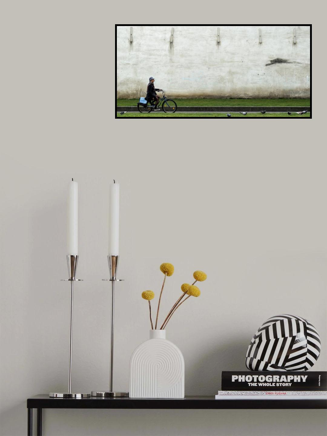 slow riding in Antwerp Poster och Canvastavla