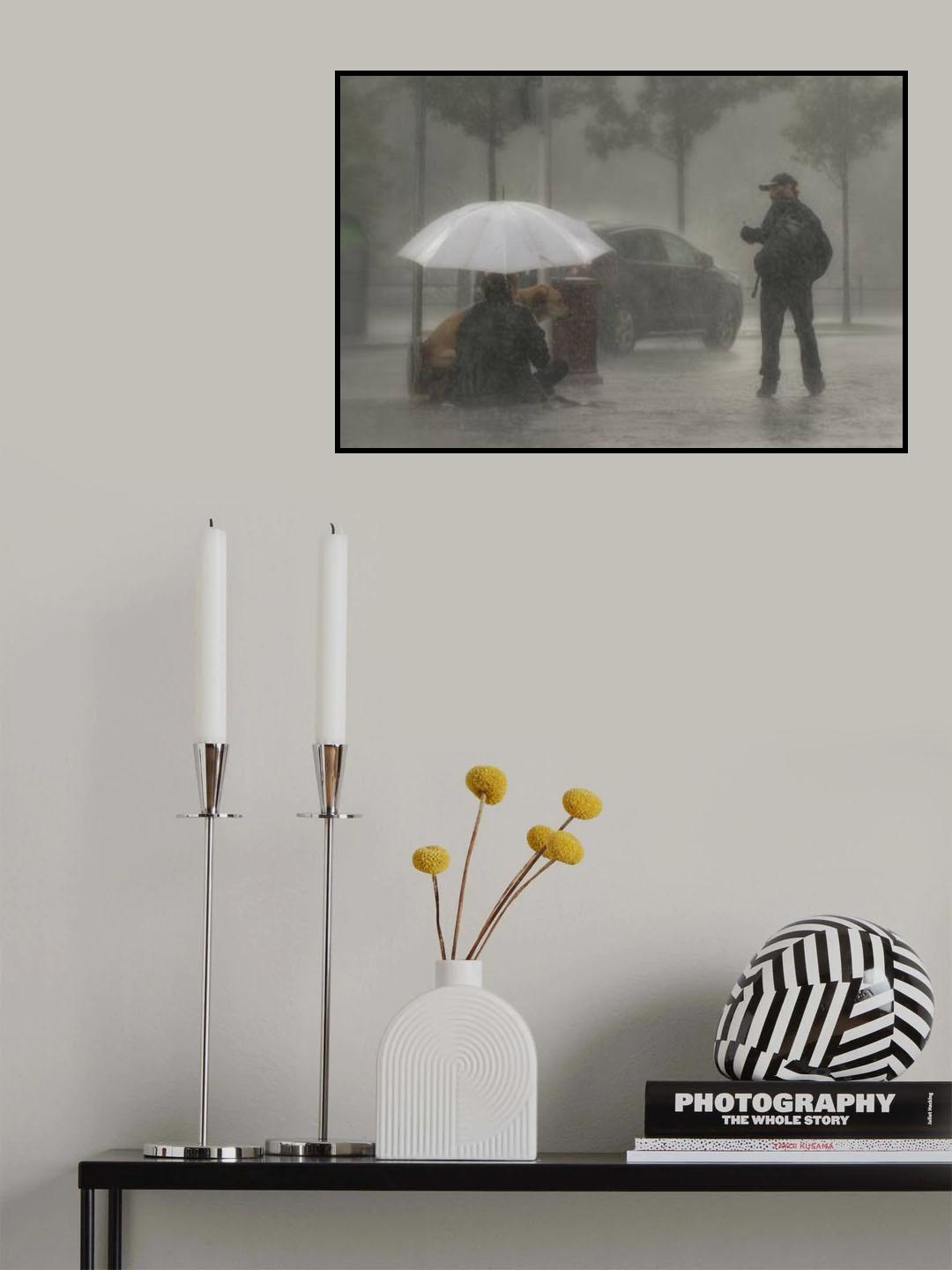 Rainy day Poster och Canvastavla