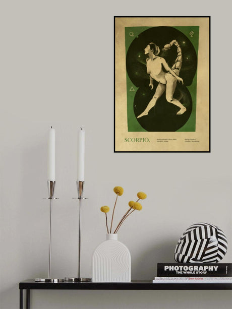 Scorpio print Poster och Canvastavla
