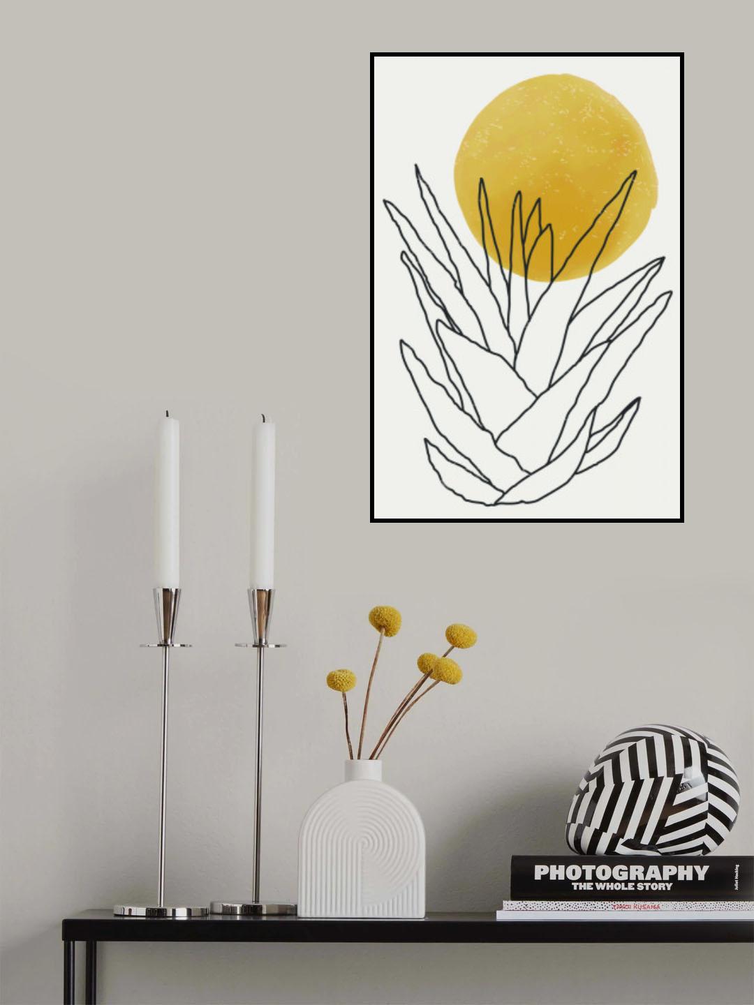 Abstract Agave Sunshine #1 Poster och Canvastavla