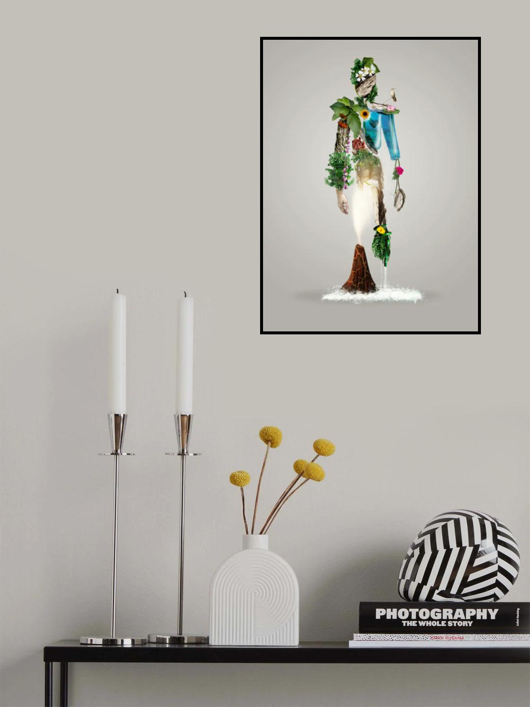 The fantasy Nature man Poster och Canvastavla