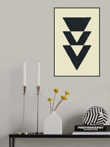 Abstract Triangles #4 Poster och Canvastavla