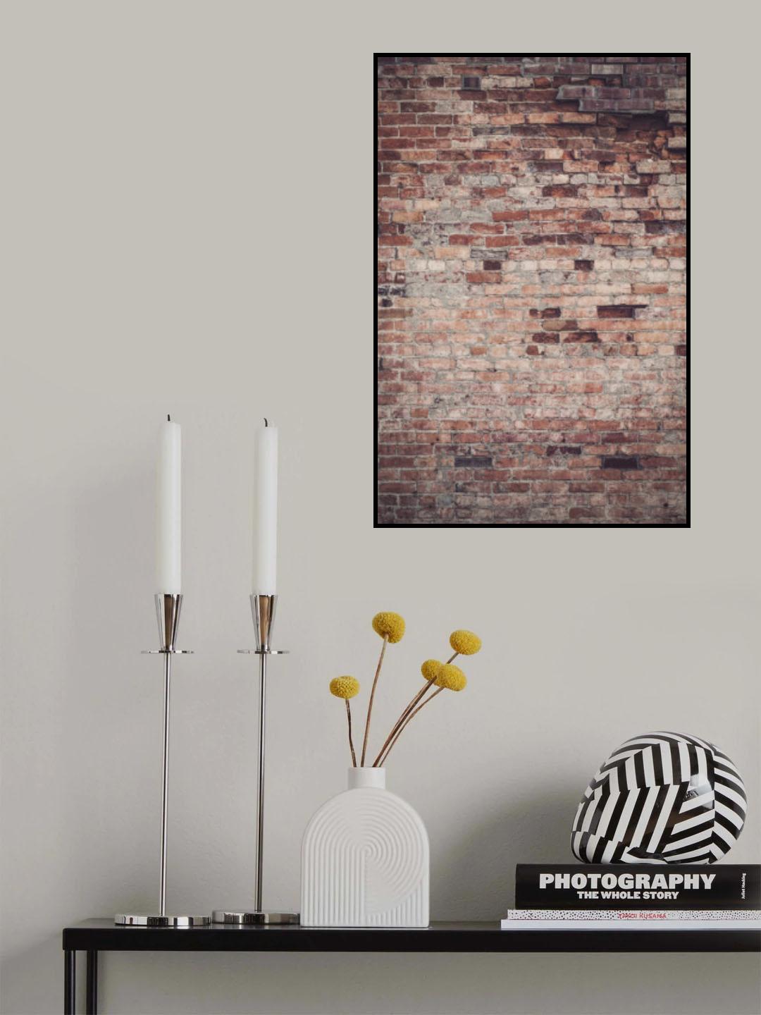 Bricked Poster och Canvastavla