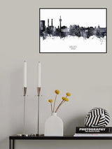 Galati Romania Skyline Poster och Canvastavla