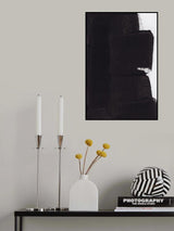 Black Strokes Poster och Canvastavla
