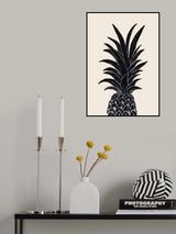 Black Pineapple Poster och Canvastavla