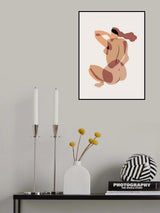 Nude In the Wind Poster och Canvastavla