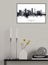 Niagara Falls Canada Skyline Poster och Canvastavla