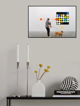 Action painting Poster och Canvastavla
