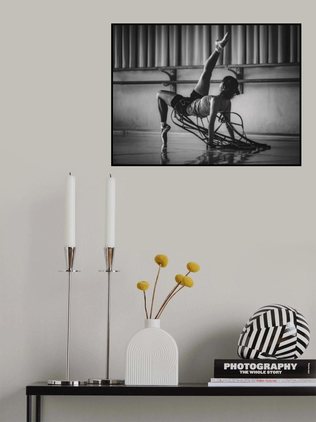 Dancer training Poster och Canvastavla