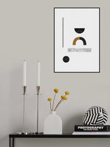 Abstract Geometric III Poster och Canvastavla
