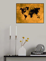 World map 17 Poster och Canvastavla