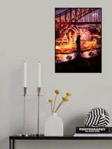 Sydney Harbor Bridge At Night Poster och Canvastavla