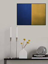 Colors of the flag of the country of free Ukraine Poster och Canvastavla