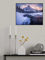A Magical Sunset in the Rockies Poster och Canvastavla