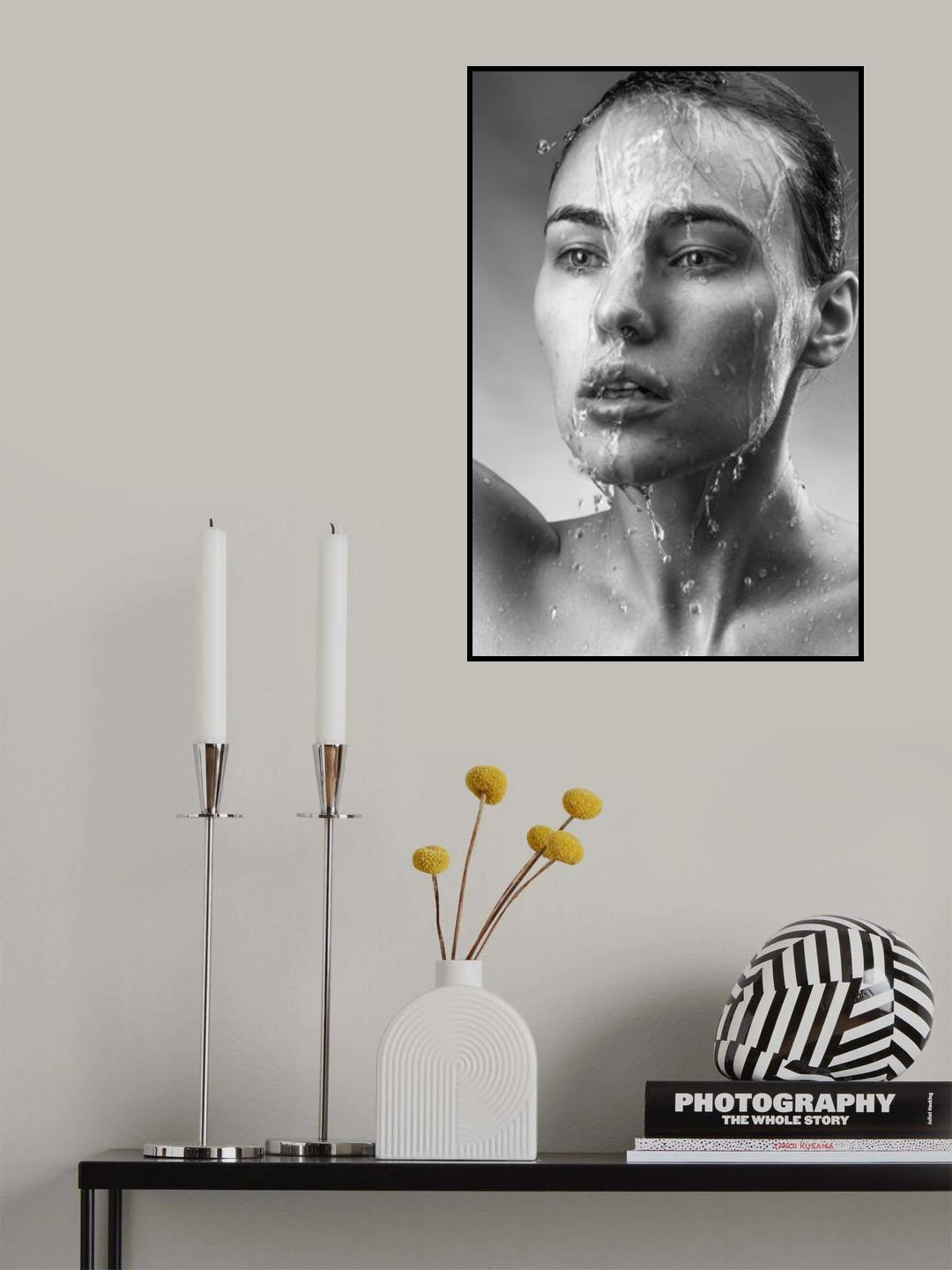 Soft drops Poster och Canvastavla