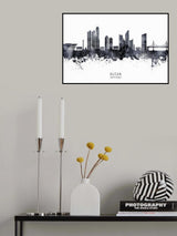 Busan Skyline South Korea Poster och Canvastavla