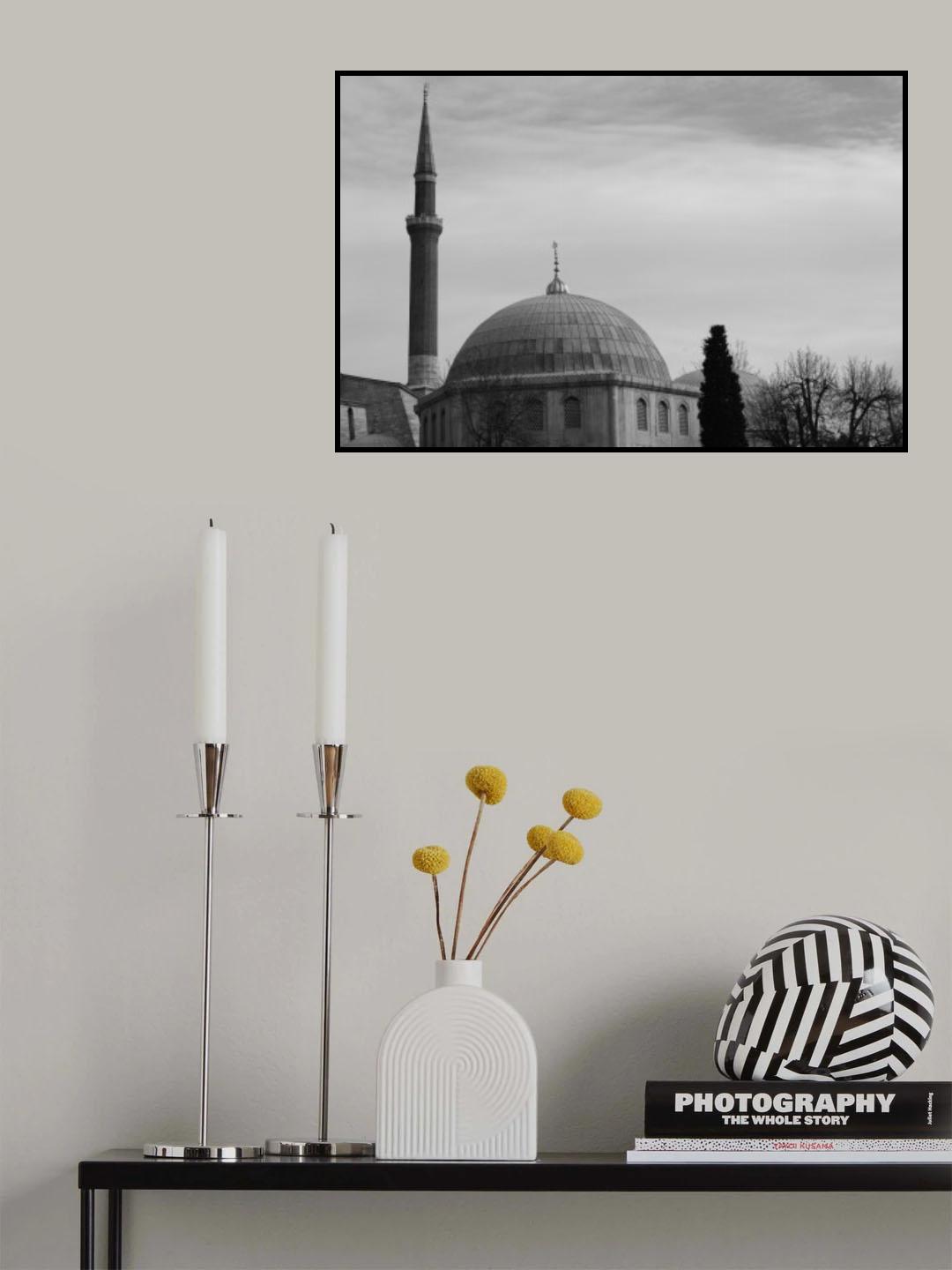 historical mosque from Istanbul, Turkey Poster och Canvastavla