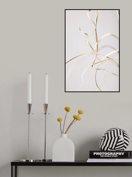 Dried Grass Grey 02 Poster och Canvastavla