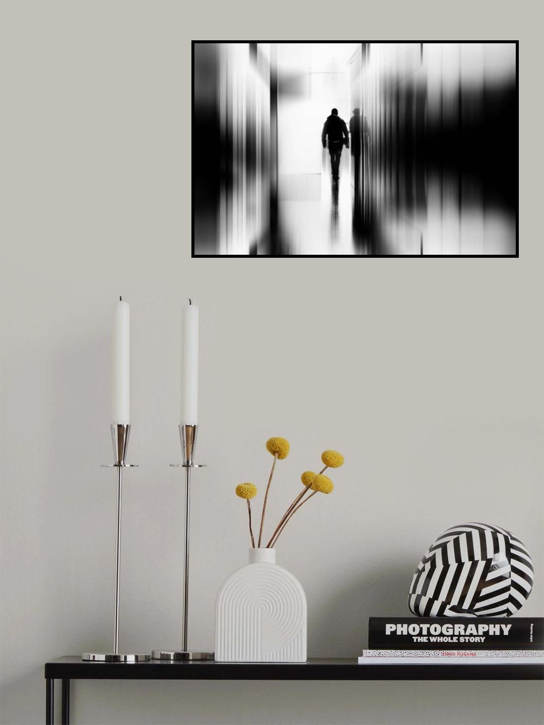 Troubled Stroll Poster och Canvastavla
