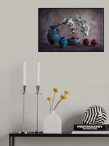 Orchid and Nectarine Poster och Canvastavla