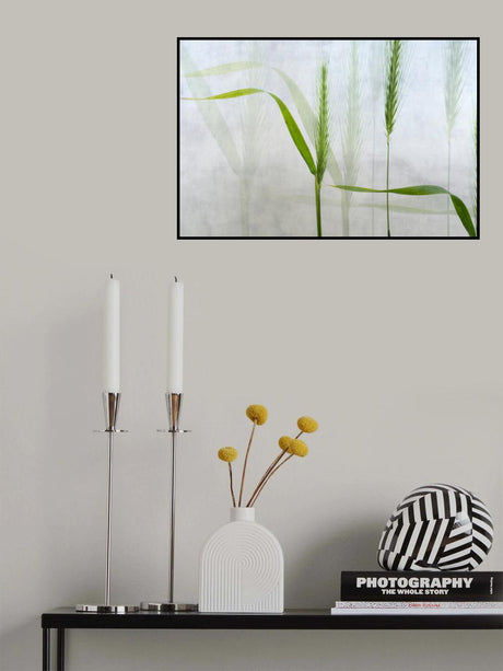 Wavy green Poster och Canvastavla