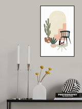 Tropical Villa Color and Shapes 08 Poster och Canvastavla