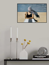 Strange portrait at the beach Poster och Canvastavla