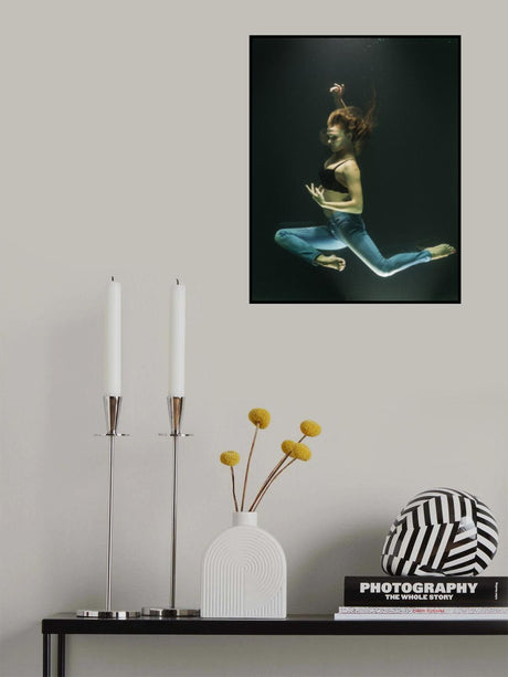 underwater artistic portrait shooting Poster och Canvastavla