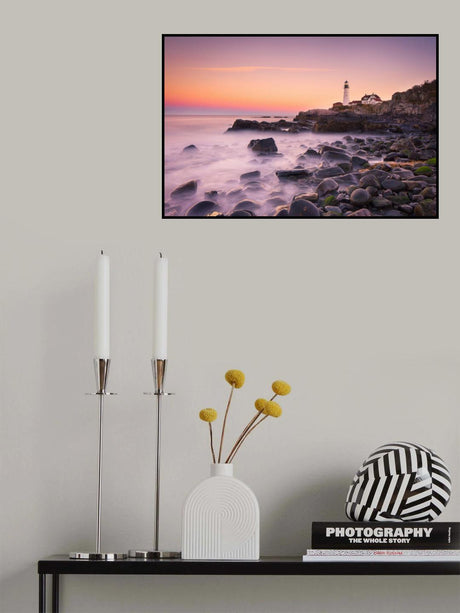 Portland Headlight Poster och Canvastavla