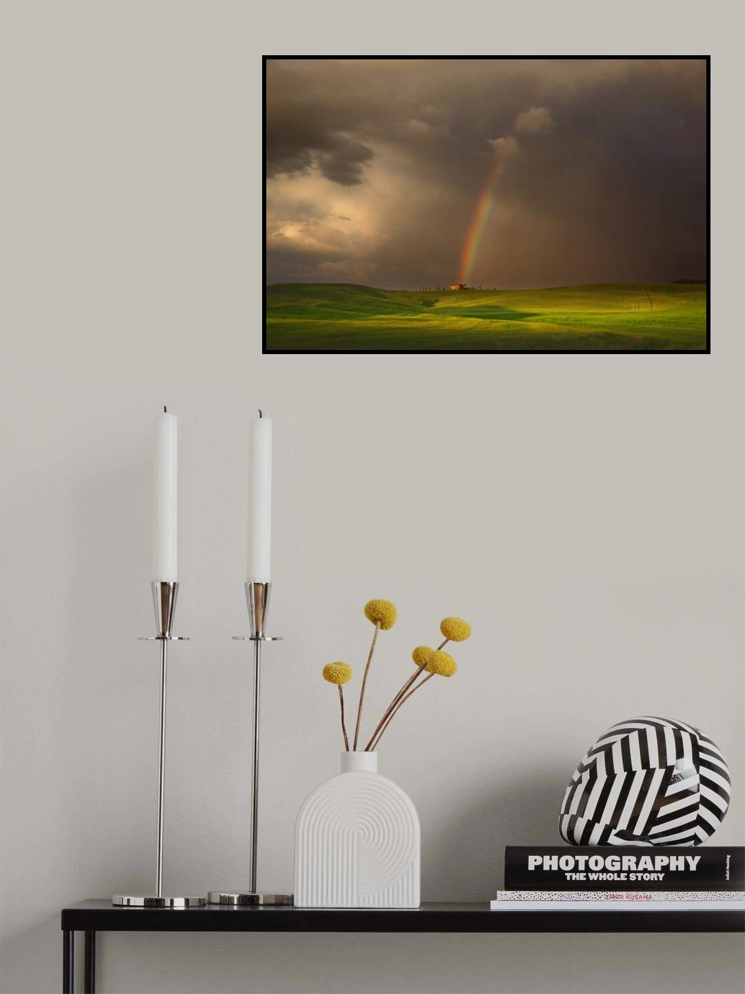 Wetterstimmung in der Toskana Poster och Canvastavla