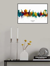 Auburn Alabama Skyline Poster och Canvastavla