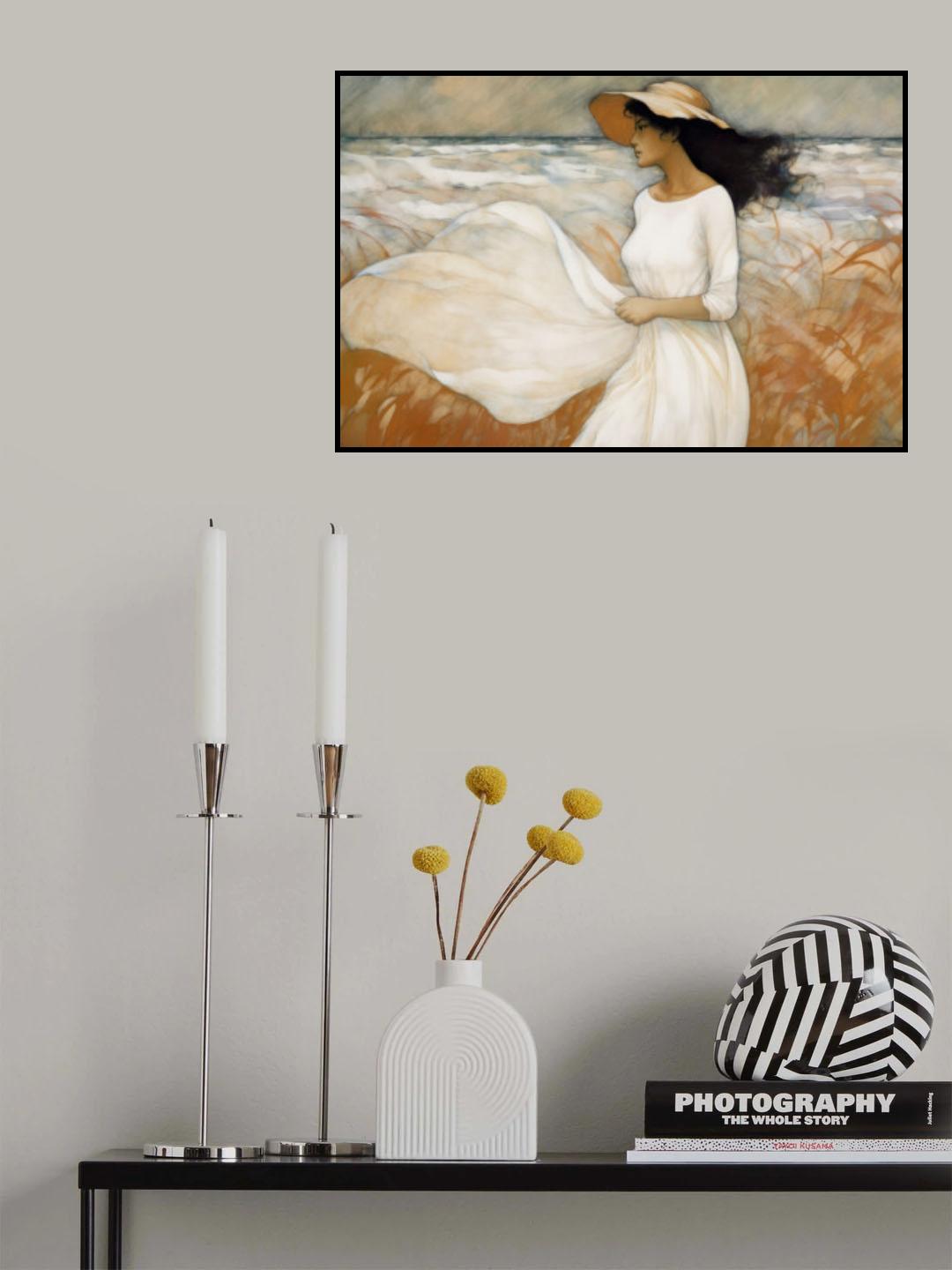A Warm Summer Storm Poster och Canvastavla