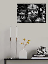 At the Mt. Hagen sing sing festival - Papua New Guinea Poster och Canvastavla